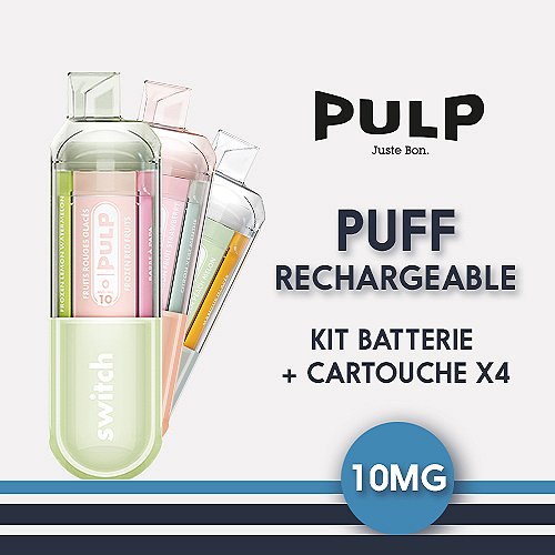 Le Pod Switch Pulp 10mg - Puff 4 saveurs en 1