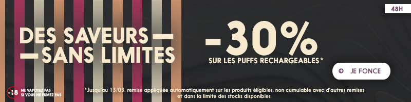 Puffs à -30%