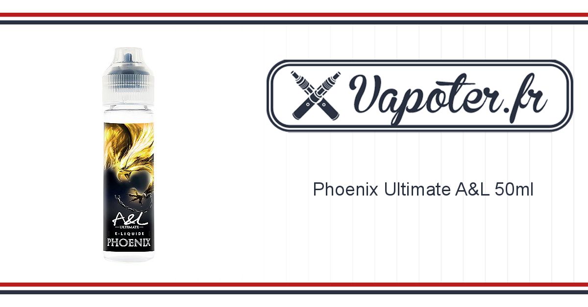 E-liquide Phoenix 50 ml A&L Ultimate – Goût ananas citron frais
