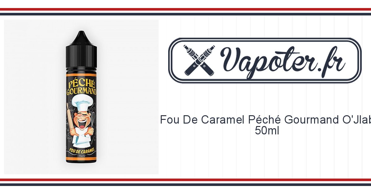 O'Jlab Poire Caramel Peche Gourmand 50ml