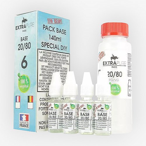 Pack Base 140ml 20/80 06mg Extrapure