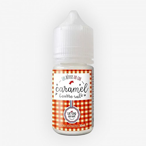 Caramel Beurre Salé Concentré Le Coq Qui Vape Premium 30ml