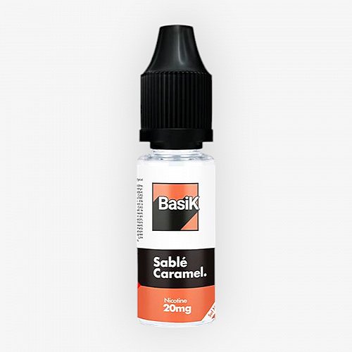 Sablé Caramel Nic Salt BasiK Cloud Vapor 10ml