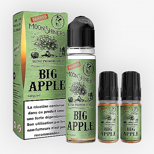 Pack 40ml + 2x10ml Big Apple Moonshiners - 06mg