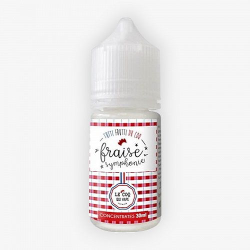 Fraise Symphonie Concentré Le Coq Qui Vape Premium 30ml