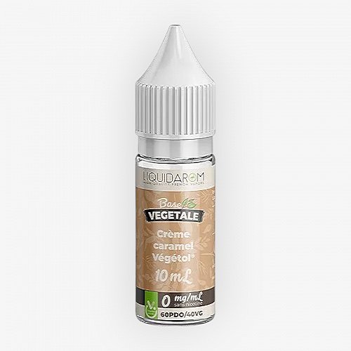 Crème Caramel Base Végétale By Liquidarom 10ml