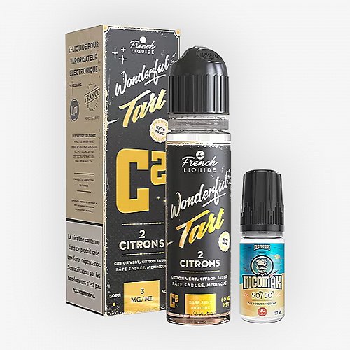 2 Citrons Easy2Shake 50/50 03mg 50ml Wonderful Tart Le French Liquide