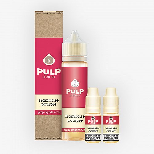 Pack 40ml + 2x10ml Framboise Pourpre Pulp - 06mg