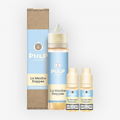 Pack 40ml + 2x10ml La Menthe Frappée Pulp - 06mg