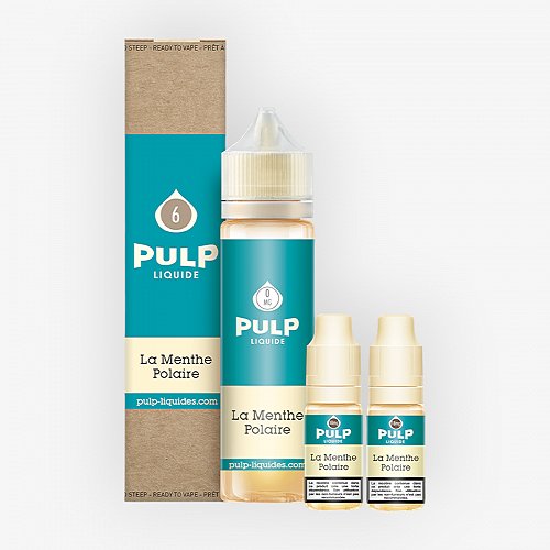 Pack 40ml + 2x10ml La Menthe Polaire Pulp - 06mg