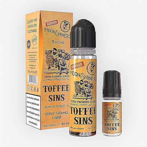 Pack 50ml + 10ml Toffee Sins Moonshiners - 03mg