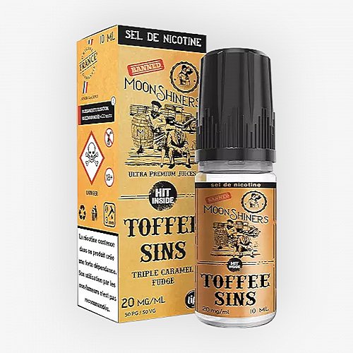 Toffee Sins Nic Salt Moonshiners 10ml