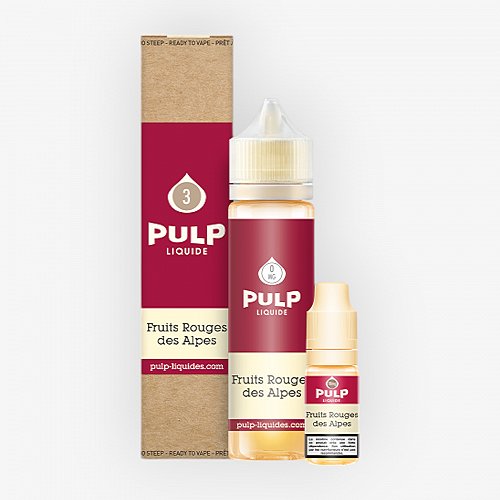 Pack 50ml + 10ml Fruits Rouges Des Alpes Pulp - 03mg