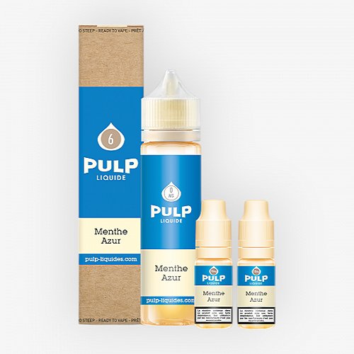 Pack 40ml + 2x10ml Menthe Azur Pulp - 06mg