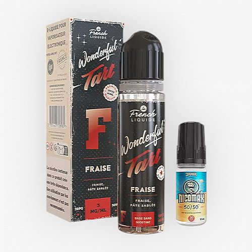 Fraise Easy2Shake 50/50 03mg 50ml Wonderful Tart Le French Liquide