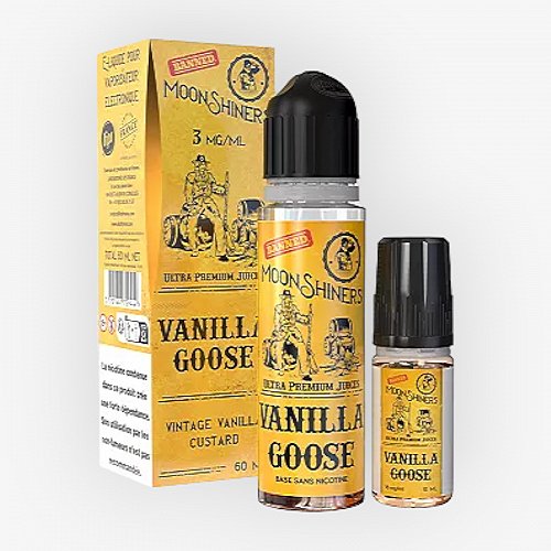 Pack 50ml + 10ml Vanilla Goose Moonshiners - 03mg