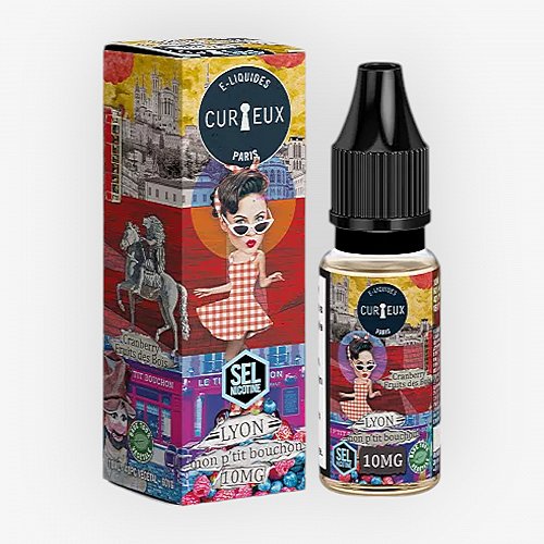 Lyon Mon P'tit Bouchon Nic Salt Edition Hexagone Curieux 10ml