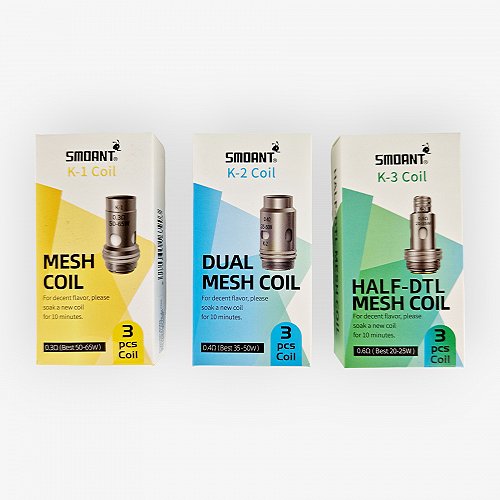 Pack de 3 résistances K Knight 80 Smoant