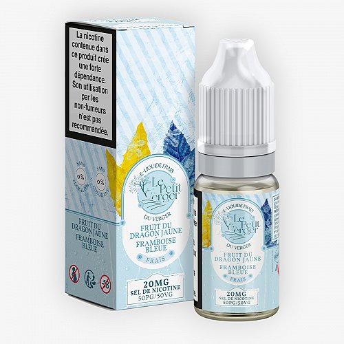 Fruit Du Dragon Jaune Framboise Bleue Nic Salt Le Petit Verger Frais 10ml