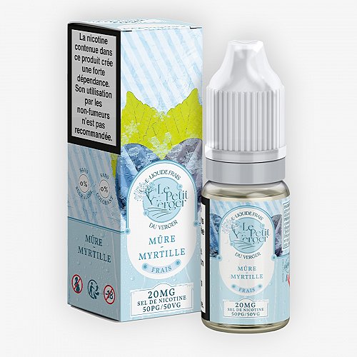 Mûre Myrtille Nic Salt Le Petit Verger Frais 10ml