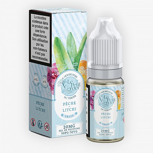 Pêche Litchi Nic Salt Le Petit Verger Frais 10ml