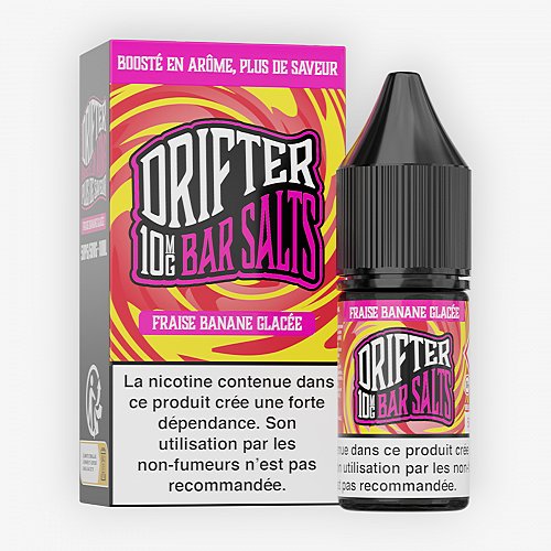 Fraise Banane Glacée Nic Salt Bar Salts Drifter 10ml