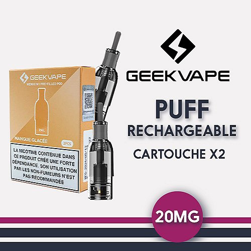 Pack de 2 pods Wenax M1 2ml 20mg GeekVape