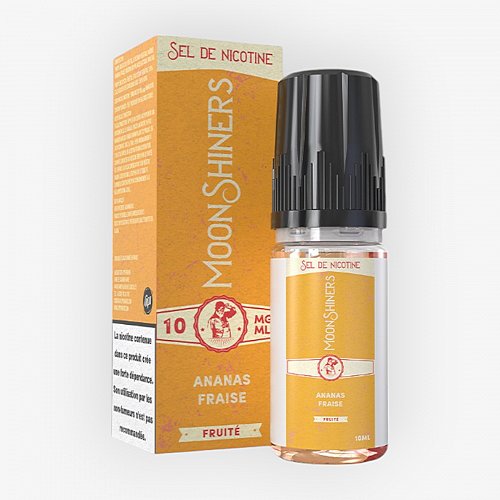 Ananas Fraise Nic Salt Basic Moonshiners 10ml