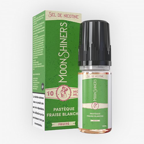 Pastèque Fraise Blanche Nic Salt Basic Moonshiners 10ml