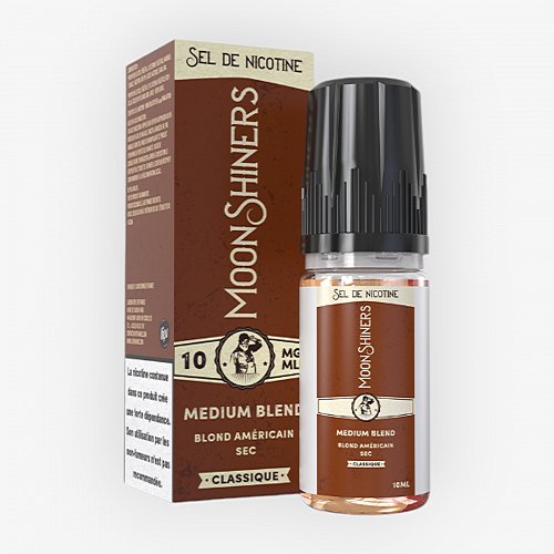 Medium Blend Nic Salt Basic Moonshiners 10ml