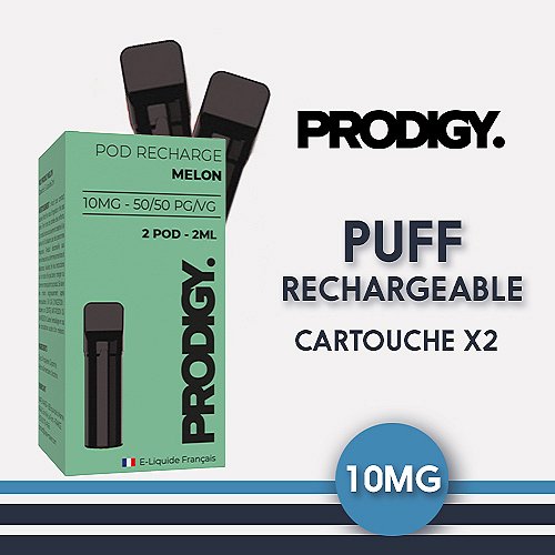 Pack de 2 Pods 2ml 10mg Prodigy. Vape Maker