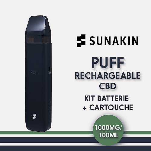 Puff rechargeable CBD Wiz Go Sunakin