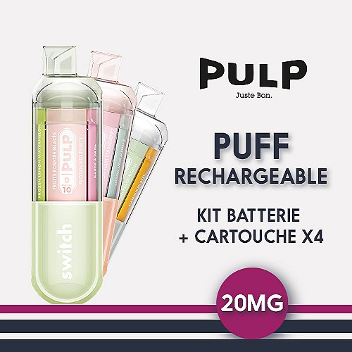 Le Pod Switch Pulp - Puff 4 saveurs en 1