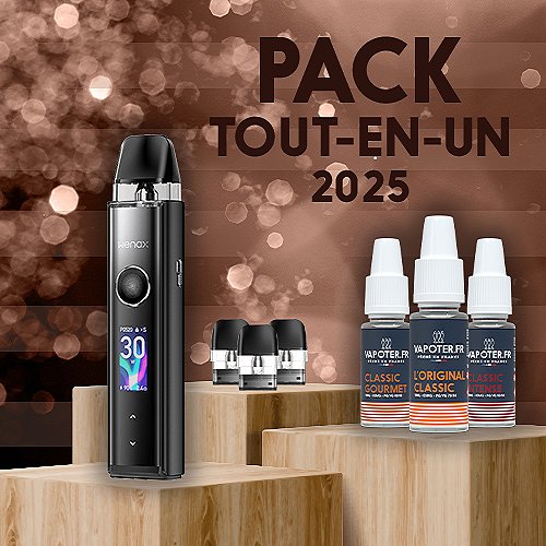 Pack Tout-en-Un 2025 Wenax Q Pro GeekVape - Saveurs classics