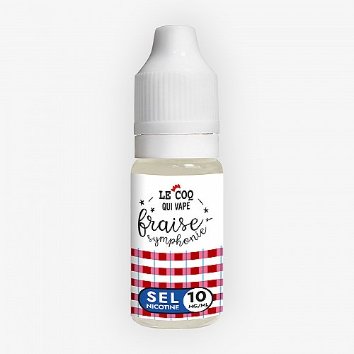 Fraise Symphonie Nic Salt Le Coq Qui Vape 10ml