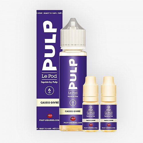 Pack 60ml Cassis Givré Pod Liquide Pulp - 06mg