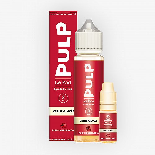 Pack 60ml Cerise Glacée Pod Liquide Pulp - 03mg