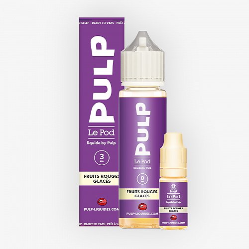 Pack 60ml Fruits Rouges Glacés Pod Liquide Pulp - 03mg