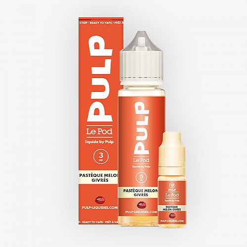 Pack 60ml Pastèque Melon Givrés Pod Liquide Pulp - 03mg