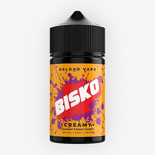 Caramel Cream Cookie Bisko Reload Vape 50ml