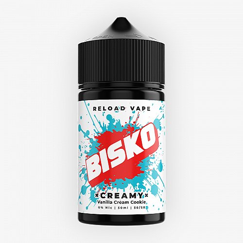 Vanilla Cream Cookie Bisko Reload Vape 50ml