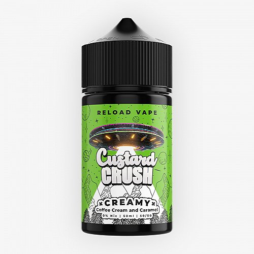 Coffee Cream and Caramel Custard Crush Reload Vape 50ml