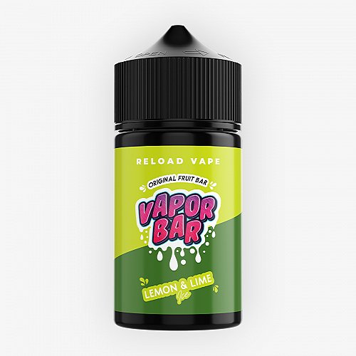 Lemon & Lime Ice Vapor Bar Reload Vape 50ml