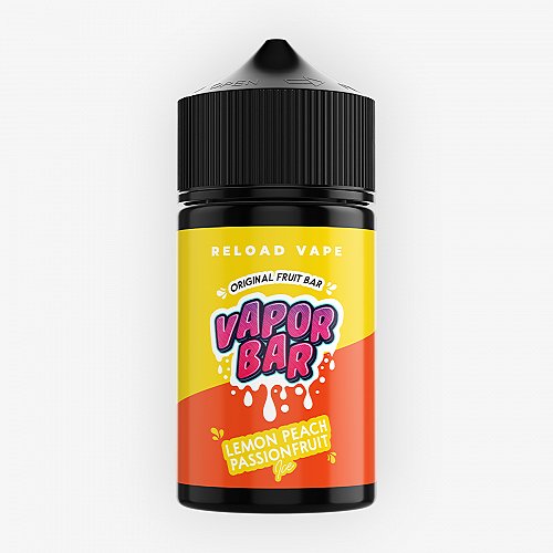 Lemon Peach Passion Fruit Ice Vapor Bar Reload Vape 50ml