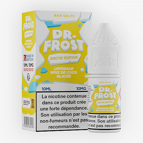 Limonade Noix De Coco Glacée Nic Salt Dr. Frost Arctic Edition 10ml