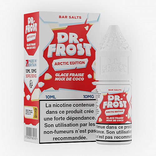 Glace Fraise Noix De Coco Nic Salt Dr. Frost Arctic Edition 10ml