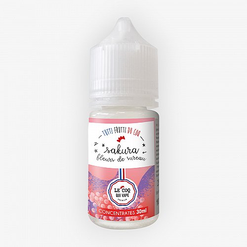 Sakura Fleurs De Sureau Concentré Le Coq Qui Vape Premium 30ml