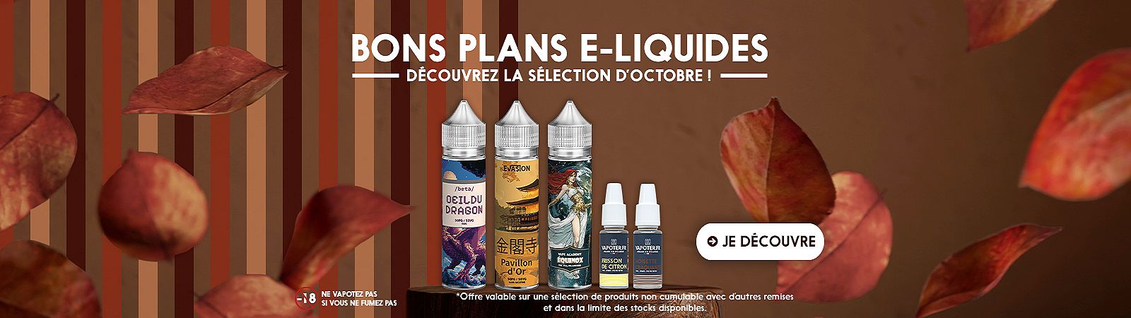 Bons plans e-liquides octobre na Bons plans e-liquides octobre na