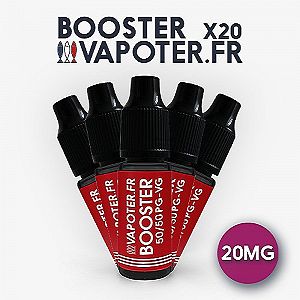 Lot de 20 Boosters 50/50 Vapoter.fr 10ml 20mg