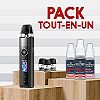 Pack Tout-en-Un Wenax Q Pro GeekVape - Saveurs fruitées Fraise Sauvage / Fraise Pastèque / Duo des Bois - 06mg